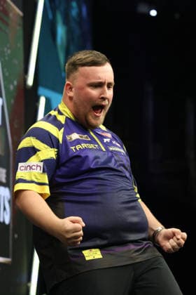 BetMGM Premier League Darts 28MAY26 Luke Littler during the BetMGM Premier League darts at the O2 Arena, London, UK on 28 May 2026. London O2 Arena London UK Editorial use only , Copyright: xChrisxSargeantx PSI-24296-0034