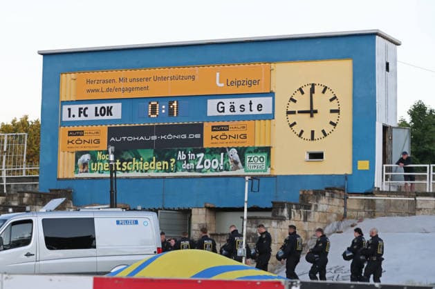 Relegation match for promotion to 3 Liga 1 FC Lok Leipzig vs Würzburger Kickers, 28 05 2026 The final score of 0 1 on the scoreboard Football, Regionalliga Nordost and Bayern, season 2025 2026, first leg of the relegation match for promotion to 3 Liga 1 FC Lok Leipzig vs FC Würzburger Kickers on 28 05 2026 at Bruno Plache Stadion, Leipzig DFL REGULATIONS PROHIBIT ANY USE OF PHOTOGRAPHS AS IMAGE SEQUENCES AND OR QUASI VIDEO Copyright: xBEAUTIFULxSPORTS JanxKaeferx