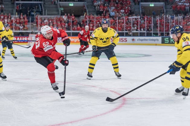 28 05 2026, Zurich, Swiss Life Arena, Ice Hockey World Championships Switzerland Sweden, 62 Denis Malgin Switzerland Zurich Swiss Life Arena Zurich Switzerland Copyright: xJustPictures.ch StefanxEmchx jp-de-StEm-DSC0085320260528