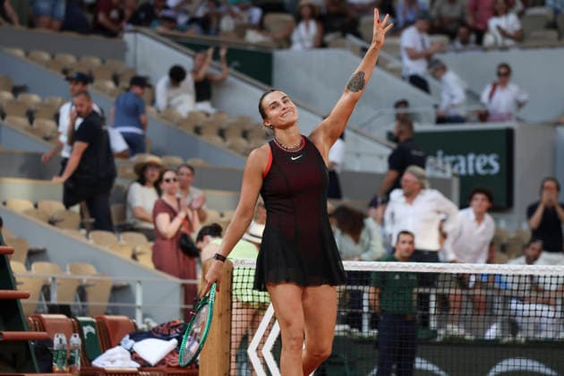 TENNIS : Roland Garros 2026 - 28 05 2026 Aryna Sabalenka Vs Elsa Jacquemot (FRA) ParisFrance  Copyright: xMichaelxBaucherx