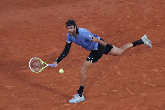 TENNIS : Roland Garros 2026 - 28 05 2026 Arthur Rinderknech (FRA) Vs Matteo Berrettini (ITA) ParisFrance  Copyright: xMichaelxBaucherx