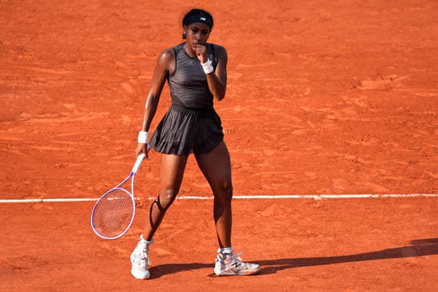 2026-05-28 2026 French Open - Day Five PARIS, FRANCE - MAY 28: Coco Gauff of United States of America during Day Five of the 2026 French Open at Roland Garros on May 28, 2026 in Paris, France. (Photo by Marleen Fouchier BSR Agency) Paris France Content not available for redistribution in The Netherlands directly or indirectly through any third parties. Copyright: xBSRxAgencyx