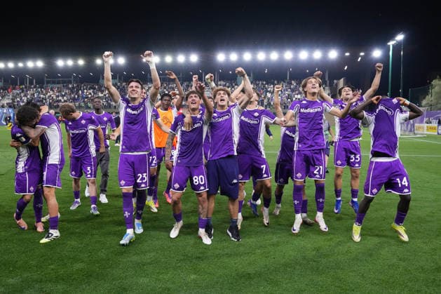 Celebrates Fiorentina during the finals match between Fiorentina U20 and Parma U20 of the 2025 2026 Primavera 1 Championship at the Rocco B. Commisso Viola Park Sports Center in Bagno a Ripoli, Florence, Italy. May 28, 2026. - Soccer.  Copyright: xAlfredoxFalcone LaPressex