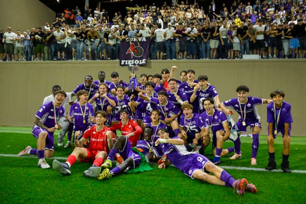 during the finals match between Fiorentina U20 and Parma U20 of the 2025 2026 Primavera 1 Championship at the Rocco B. Commisso Viola Park Sports Center in Bagno a Ripoli, Florence, Italy. May 28, 2026. - Soccer.  Copyright: xFabrizioxCorradetti LaPressex