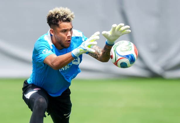 May 28, 2026, Charlotte, Nc, UNITED STATES: Canada goalkeeper Dayne St. Clair makes a save during team Canada World Cup roster selection camp in Charlotte, NC on Thursday, May 28, 2026. Canada News - May 28, 2026  - ZUMAc35_ 20260528_zaf_c35_085 Copyright: xNathanxDenettex
