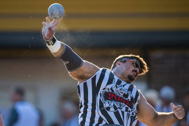 260528 Nick Ponzio of Italy competes in men s shot put during the Trond Mohn Games on May 28, 2026 in Bergen Photo Marius Simensen BILDBYRAN Cop 238 MM0068 athletics bbeng friidrett friidrott norge norway trond mohn games  Copyright: MARIUSxSIMENSEN BB260528ZA039