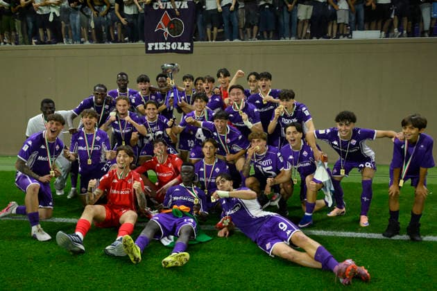 during the finals match between Fiorentina U20 and Parma U20 of the 2025 2026 Primavera 1 Championship at the Rocco B. Commisso Viola Park Sports Center in Bagno a Ripoli, Florence, Italy. May 28, 2026. - Soccer.  Copyright: xFabrizioxCorradetti LaPressex