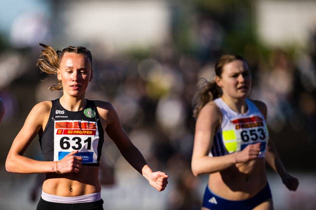 260528 Linea Helgevold Fjelldalselv of Haugesund IL competes in women™s 800 meter during the Trond Mohn Games on May 28, 2026 in Bergen Photo Marius Simensen BILDBYRAN Cop 238 MM0068 athletics bbeng friidrett friidrott norge norway trond mohn games  Copyright: MARIUSxSIMENSEN BB260528ZP044