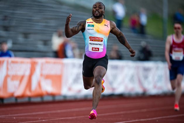 260528 Salum Kashafali of Norway competes in men™s 100 meter para during the Trond Mohn Games on May 28, 2026 in Bergen Photo Marius Simensen BILDBYRAN Cop 238 MM0068 athletics bbeng friidrett friidrott norge norway trond mohn games  Copyright: MARIUSxSIMENSEN BB260528ZU062