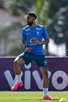 28th May 2026; Teresopolis, Brazil: Matheus Cunha of Brazil during a training session at the Granja Comary training center in Teresopolis, Rio de Janeiro, Brazil, on May 28, 2026, ahead of the FIFA World Cup, WM, Weltmeisterschaft, Fussball 2026 HeulerxAndrey