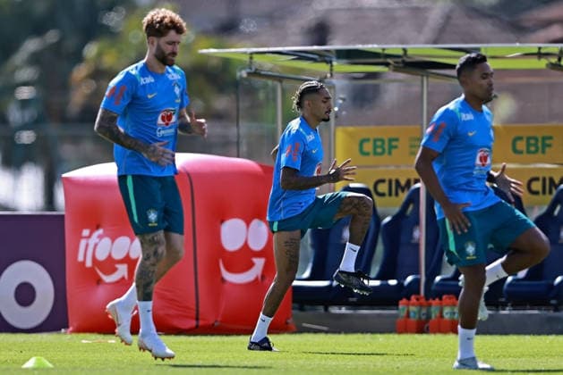 28th May 2026; Teresopolis, Brazil: Raphinha of Brazil during a training session at the Granja Comary training center in Teresopolis, Rio de Janeiro, Brazil, on May 28, 2026, ahead of the FIFA World Cup, WM, Weltmeisterschaft, Fussball 2026 HeulerxAndrey