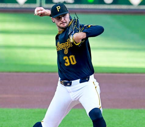 Pittsburgh Pirates pitcher Paul Skenes (30) starts against the Chicago Cubs at PNC Park on Thursday, May 28, 2026 in Pittsburgh.  PIT2026052805 ArchiexCarpenter