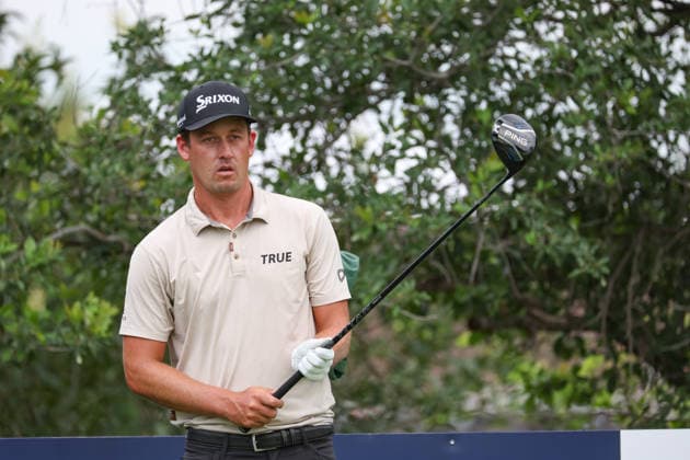 FORT WORTH, TX - MAY 28: Andrew Putnam (USA) looks over the 9th hole during the Charles Schwab Challenge on May 28, 2026 at Colonial Country Club in Fort Worth, TX. (Photo by George Walker Icon Sportswire) GOLF: MAY 28 PGA, Golf Herren Charles Schwab Challenge EDITORIAL USE ONLY Icon26052809