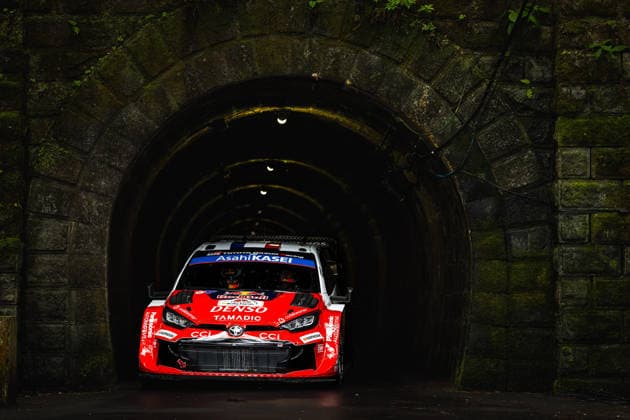 AUTO - WRC, Motorsport Rallye, WM - RALLY JAPAN 2026 01 SÃ bastien OGIER, Vincent LANDAIS, Toyota GR Yaris Rally1, action during the 2026 Rally Japan, 7th round of the 2026 FIA WRC World Rally Car Championship, from May 28 to 30, 2026 at Toyota, Aichi, Japan - ToyotaJapan  Copyright: xNikosxKatikisx