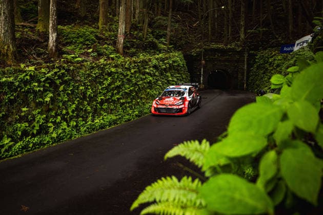 AUTO - WRC, Motorsport Rallye, WM - RALLY JAPAN 2026 18 Takamoto KATSUTA, Aaron JOHNSTON, Toyota GR Yaris Rally1, action during the 2026 Rally Japan, 7th round of the 2026 FIA WRC World Rally Car Championship, from May 28 to 30, 2026 at Toyota, Aichi, Japan - ToyotaJapan  Copyright: xNikosxKatikisx