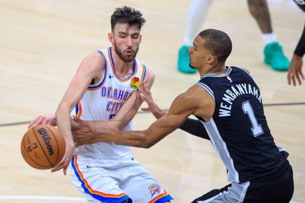 Basketball, NBA, Playoffs, San Antonio Spurs - Oklahoma City Thunder
