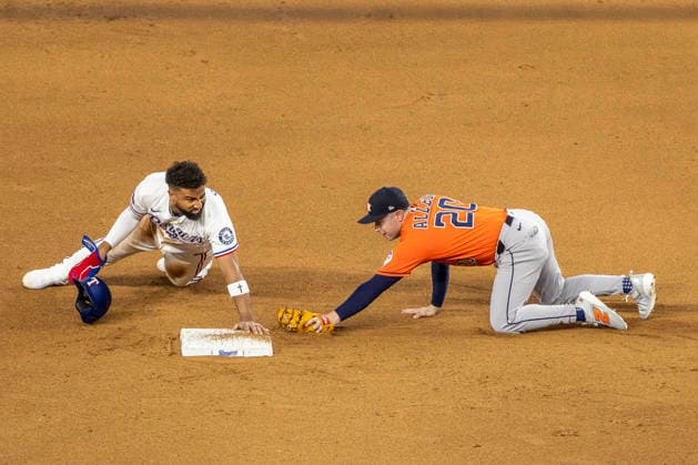 Baseball, MLB, Texas Rangers - Houston Astros