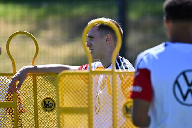 Nico SCHLOTTERBECK GER , action,single image,cropped single motif,portrait,portrait,portrait German national football team,World Cup preparation, training camp in Herzogenaurach on 28 05 2026