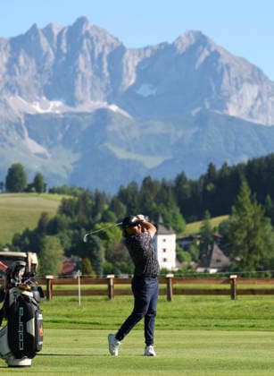 GOLF - Austrian Alpine Open KITZBÜHEL,AUSTRIA,29.MAY.26 - GOLF - DP World Tour, Austrian Alpine Open, GC Kitzbuehel-Schwarzsee-Reith. Image shows Romain Langasque (FRA).  GEPAxpictures xAmirxBeganovic