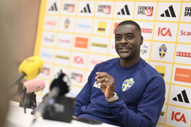 STOCKHOLM, SWEDEN 20260529 Ken Sema during today s press conference with the Swedish men s national football team ahead of the upcoming World Cup in the USA STOCKHOLM SWEDEN x10050x  Copyright: xPontusxLundahl TTx FOOTBALL TEAM PRESS MEETING BEFORE THE WORLD CUP