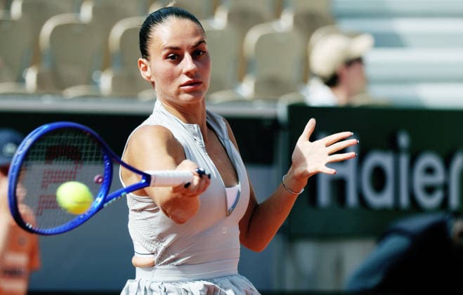 TENNIS - French Open 2026 PARIS,FRANCE,29.MAY.26 - TENNIS - WTA, Tennis Damen Tour, French Open, Roland Garros, Grand Slam. Image shows Marta Kostyuk (UKR).  GEPAxpictures xMatthiasxHauer