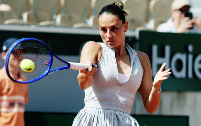 TENNIS - French Open 2026 PARIS,FRANCE,29.MAY.26 - TENNIS - WTA, Tennis Damen Tour, French Open, Roland Garros, Grand Slam. Image shows Marta Kostyuk (UKR).  GEPAxpictures xMatthiasxHauer
