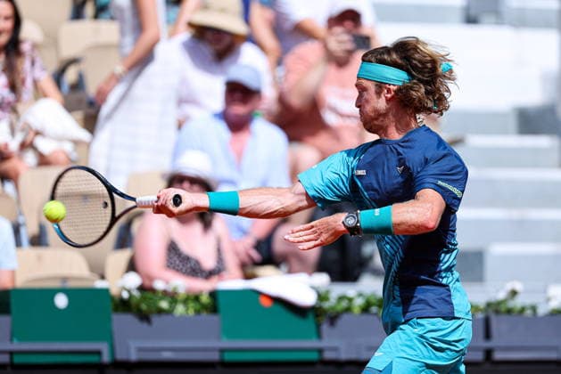 2026.05.29 Paryz Tenis French Open Roland Garros 2026 Nuno Borges - Andrey Rublev N z Andrey Rublev Foto Pawel Andrachiewicz PressFocus 2026.05.29 Paris Tennis - French Open Roland Garros 2026 Nuno Borges - Andrey Rublev Andrey Rublev Credit: Pawel Andrachiewicz PressFocus NEWSPIX.PL --- newspix.pl 
