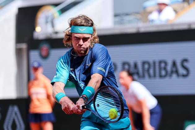 2026.05.29 Paryz Tenis French Open Roland Garros 2026 Nuno Borges - Andrey Rublev N z Andrey Rublev Foto Pawel Andrachiewicz PressFocus 2026.05.29 Paris Tennis - French Open Roland Garros 2026 Nuno Borges - Andrey Rublev Andrey Rublev Credit: Pawel Andrachiewicz PressFocus NEWSPIX.PL --- newspix.pl 