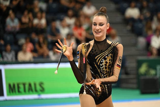 IPA85155674 - VARFOLOMEEV Darja (GER) during European Championships in Rhythmic gymnastics, Rhythmische Sportgymnastik, RSG Gymnastics in Varna, Bulgaria, May 29 2026  Copyright: xFilippoxTomasi IPAxSportx xx 85155674