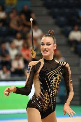 IPA85155676 - VARFOLOMEEV Darja (GER) during European Championships in Rhythmic gymnastics, Rhythmische Sportgymnastik, RSG Gymnastics in Varna, Bulgaria, May 29 2026  Copyright: xFilippoxTomasi IPAxSportx xx 85155676