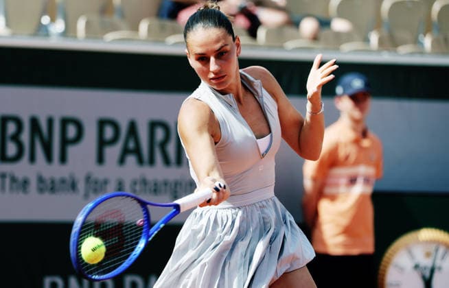 TENNIS - French Open 2026 PARIS,FRANCE,29.MAY.26 - TENNIS - WTA, Tennis Damen Tour, French Open, Roland Garros, Grand Slam. Image shows Marta Kostyuk (UKR).  GEPAxpictures xMatthiasxHauer