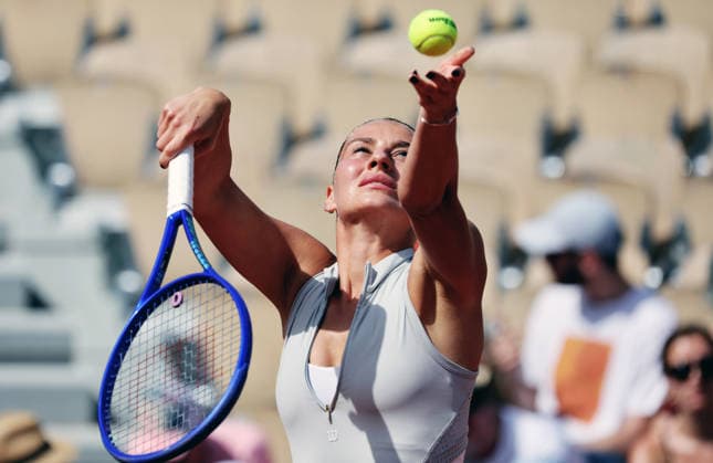 TENNIS - French Open 2026 PARIS,FRANCE,29.MAY.26 - TENNIS - WTA, Tennis Damen Tour, French Open, Roland Garros, Grand Slam. Image shows Marta Kostyuk (UKR).  GEPAxpictures xMatthiasxHauer