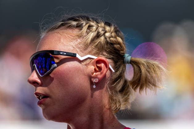 Marie-Sara Stochlova (CZE) during the match Marketa Svozilova and Marie-Sara Stochlova from Czech Republic vs Sofia Izuzquiza Corulla and Tania Moreno Matveeva from Spain at the Pro Tour, Beach volleyball, Beachvolleyball tournament of Elite category, Ostrava, Czech Republic, May 29, 2026. (CTKxPhoto VladimirxPrycek) CTKPhotoP2026052903562  CTKPhotoP2026052903562