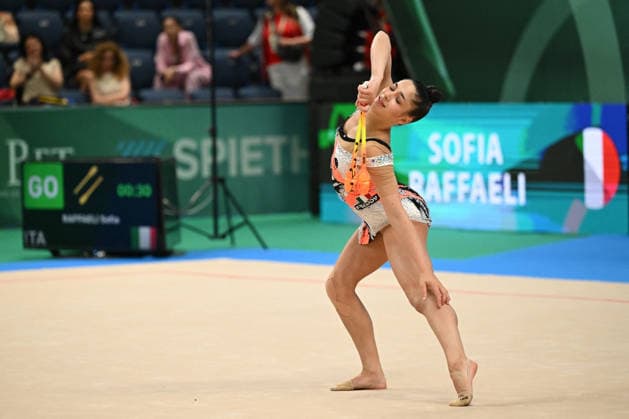 OTHER - Gymnastics - European Championships in Rhythmic gymnastics, Rhythmische Sportgymnastik, RSG Photo by IPA ABACAPRESS.COM85156134 - RAFFAELI Sofia (ITA) during European Championships in Rhythmic Gymnastics, Gymnastics in Varna, Bulgaria, May 29 2026 Varna Bulgaria  Copyright: xIPAxSport ABACAx
