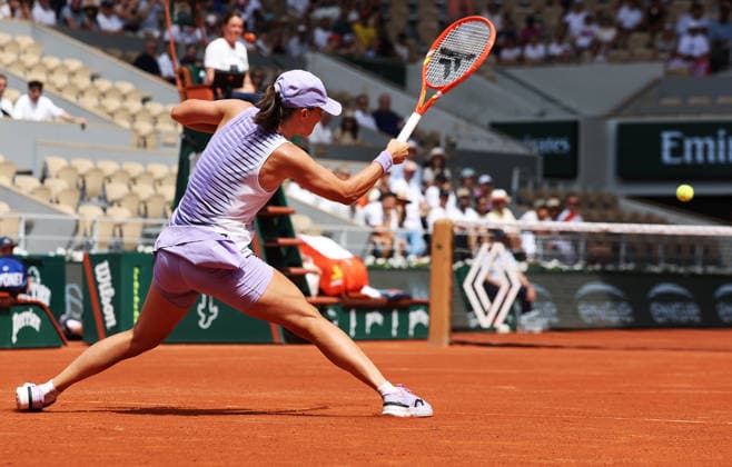 TENNIS - French Open 2026 PARIS,FRANCE,29.MAY.26 - TENNIS - WTA, Tennis Damen Tour, French Open, Roland Garros, Grand Slam. Image shows Iga Swiatek (POL).  GEPAxpictures xMatthiasxHauer