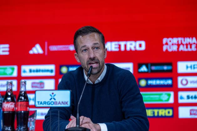 Bjoern Borgerding Fortuna Duesseldorf, Chairman of the Supervisory Board comments on the past season, the possible reorganization and the dismissed employees Press conference Fortuna Duesseldorf, Presentation of the new sports director, 3 Liga, Football, 2026 2027 season, 28 05 2026 Press conference Fortuna Duesseldorf, 3 Liga, 2025 2026 season, 29 05 2026 Duesseldorf Copyright: xEibner-Pressefoto ThomasxHaeslerx EP_THR