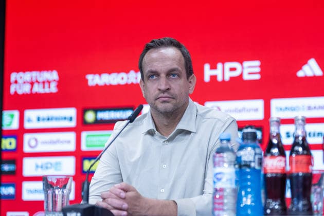 Kai Niemann Fortuna Duesseldorf, Director of Communications at the PK Press Conference Fortuna Duesseldorf, Presentation of the new Sports Director, 3 Liga, Football, Season 2026 2027, 28 05 2026 Press Conference Fortuna Duesseldorf, 3 Liga, Season 2025 2026, 29 05 2026 Duesseldorf Copyright: xEibner-Pressefoto ThomasxHaeslerx EP_THR
