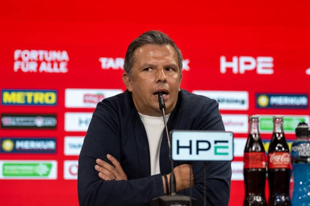 Samir Arabi Fortuna Duesseldorf, Sports Director comments at the press conference on the questions of the journalists Press conference Fortuna Duesseldorf, Presentation of the new sports director, 3 Liga, Football, Season 2026 2027, 28 05 2026 Press conference Fortuna Duesseldorf, 3 Liga, Season 2025 2026, 29 05 2026 Duesseldorf Copyright: xEibner-Pressefoto ThomasxHaeslerx EP_THR