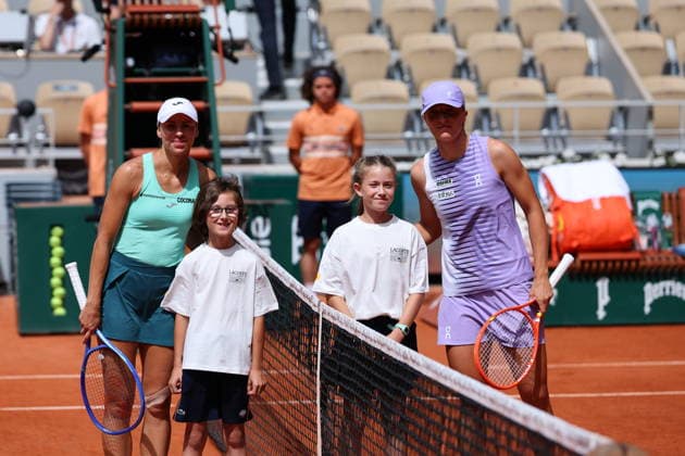 RECORD DATE NOT STATED 2026.05.29 Paryz Tenis French Open Roland Garros 2026 Magda Linette - Iga Swiatek N z Iga Swiatek Foto Pawel Andrachiewicz PressFocus 2026.05.29 Paris Tennis - French Open Roland Garros 2026 Magda Linette - Iga Swiatek Iga Swiatek Credit: Pawel Andrachiewicz PressFocus NEWSPIX.PL --- newspix.pl 