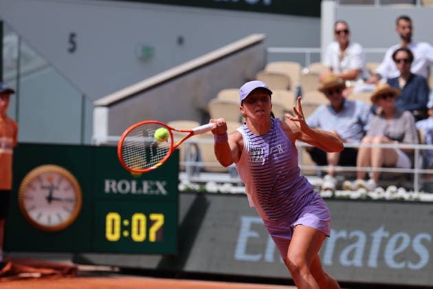 RECORD DATE NOT STATED 2026.05.29 Paryz Tenis French Open Roland Garros 2026 Magda Linette - Iga Swiatek N z Iga Swiatek Foto Pawel Andrachiewicz PressFocus 2026.05.29 Paris Tennis - French Open Roland Garros 2026 Magda Linette - Iga Swiatek Iga Swiatek Credit: Pawel Andrachiewicz PressFocus NEWSPIX.PL --- newspix.pl 