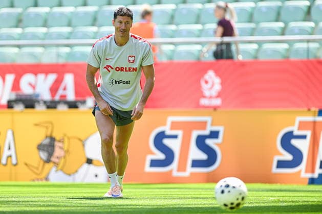 29.05.2026 Wroclaw Trening reprezentacji Polski w pilce noÅ¼nej - Poland national football team training session during the national camp. Persons shown: Robert Lewandowski fot. Antoni Dec Arena Akcji NEWSPIX.PL --- newspix.pl 