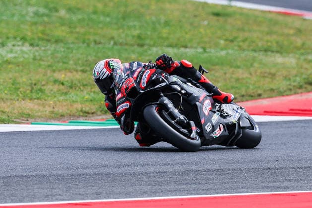 MotoGP GP7 Brembo Grand Prix of Italy Free Practice Mugello Circuit 29 05 2026 Marco Bezzecchi of Italy and Aprilia Racing seen during MotoGP GP7 Brembo Grand Prix of Italy Free Practice at Mugello Circuit in Scarperia e San Piero, Italy Copyright: xBEAUTIFULxSPORTS Carabellix