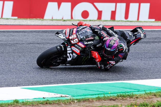 MotoGP GP7 Brembo Grand Prix of Italy Free Practice Mugello Circuit 29 05 2026 Jorge Martin of Spain and Aprilia Racing seen during MotoGP GP7 Brembo Grand Prix of Italy Free Practice at Mugello Circuit in Scarperia e San Piero, Italy Copyright: xBEAUTIFULxSPORTS Carabellix
