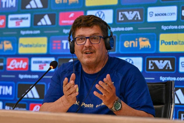 IPA85159936 - Head coach of Italy Silvio Baldini attends the press conference, PK, Pressekonferenz during Press conference of Italy s coach Silvio Baldini, Other in Florence, Italy, May 29 2026  Copyright: xLisaxGuglielmi IPAxSportx xx 85159936