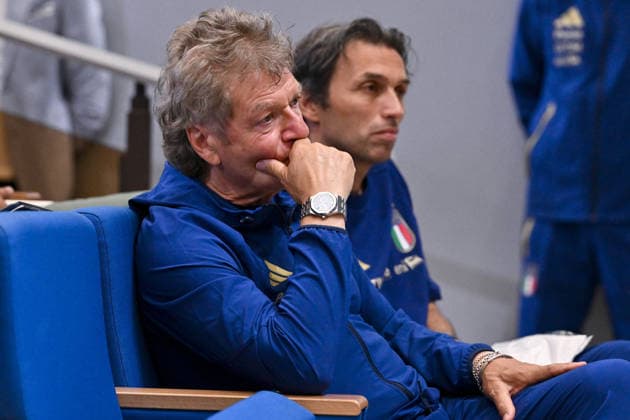FOOTBALL - More - press conference, PK, Pressekonferenz of Italy s coach Silvio Baldini Photo by IPA ABACAPRESS.COM85160122 - Chief of Italian delegation Giancarlo Antognoni during Press conference of Italy s coach Silvio Baldini, Other in Florence, Italy, May 29 2026 Florence Italy  Copyright: xIPAxSport ABACAx