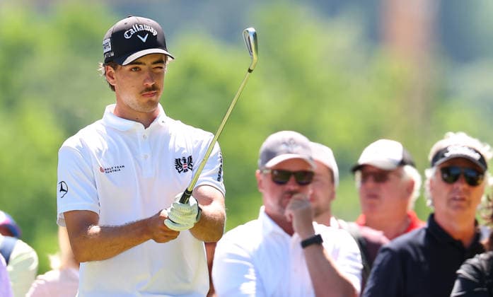 GOLF - Austrian Alpine Open KITZBÜHEL,AUSTRIA,29.MAY.26 - GOLF - DP World Tour, Austrian Alpine Open, GC Kitzbuehel-Schwarzsee-Reith. Image shows Tim Hofmann (AUT).  GEPAxpictures xAmirxBeganovic