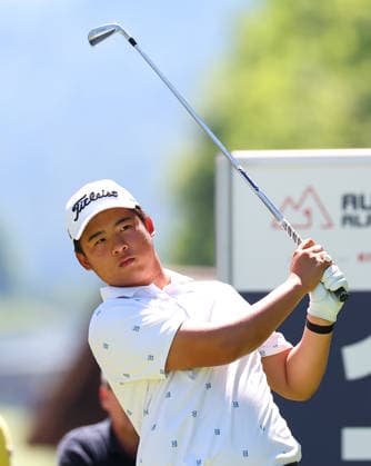 GOLF - Austrian Alpine Open KITZBÜHEL,AUSTRIA,29.MAY.26 - GOLF - DP World Tour, Austrian Alpine Open, GC Kitzbuehel-Schwarzsee-Reith. Image shows Yanhan Zhou (CHN).  GEPAxpictures xAmirxBeganovic