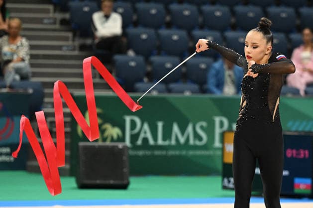 OTHER - Gymnastics - European Championships in Rhythmic gymnastics, Rhythmische Sportgymnastik, RSG Photo by IPA ABACAPRESS.COM85160838 - BORISOVA Mariia (RUS) during European Championships in Rhythmic Gymnastics, Gymnastics in Varna, Bulgaria, May 29 2026 Varna Bulgaria  Copyright: xIPAxSport ABACAx