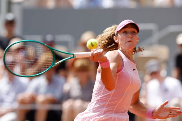 May 29, 2026, Paris, Paris, France: Mirra ANDREEVA (RUS) in action during the tennis Grand Slam of Roland Garros 2026, at Roland Garros Stadium - on May 29 2026 .Paris - France Paris France - ZUMAb253 20260529_zsp_b253_147 Copyright: xLoicxBaratouxx