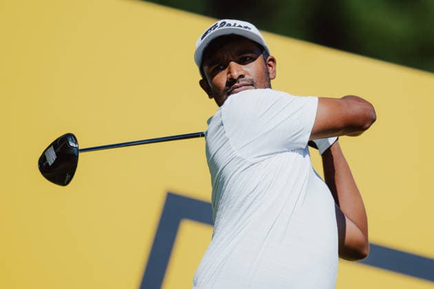 GOLF - Austrian Alpine Open KITZBÜHEL,AUSTRIA,29.MAY.26 - GOLF - DP World Tour, Austrian Alpine Open, GC Kitzbuehel-Schwarzsee-Reith. Image shows Dylan Naidoo (RSA).  GEPAxpictures xAlexanderxSolc